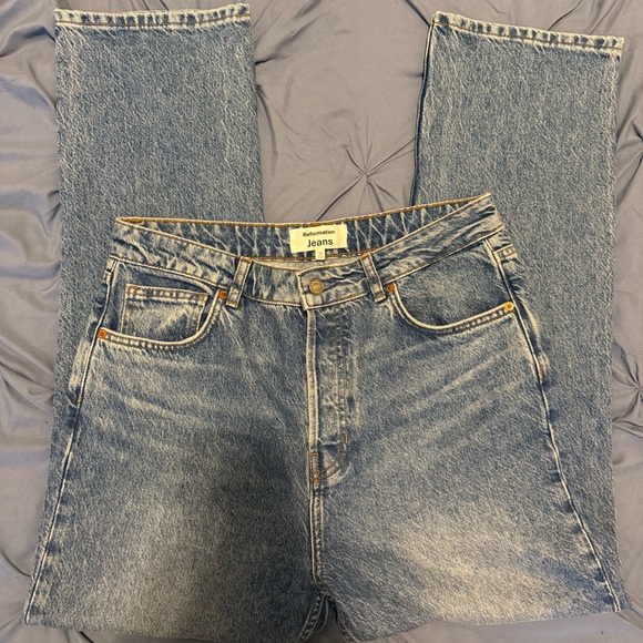 Reformation Cynthia High Rise Straight Jean - Picture 4 of 7